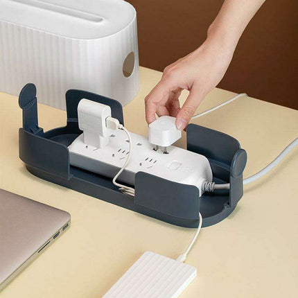 Modern Cable Organizer Hub for Power Strips and Cords - Très Elite
