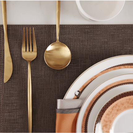 Modern Elegance Ceramic Dinnerware Set with Glass Accent - Elevate Your Dining Experience - Très Elite