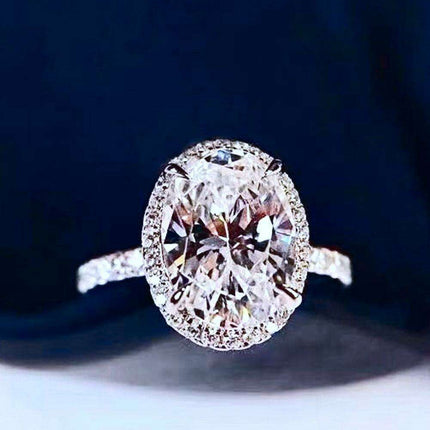 Modern Elegance Sterling Silver Ring with Lab-Grown Diamond and Zircon - Timeless Beauty..