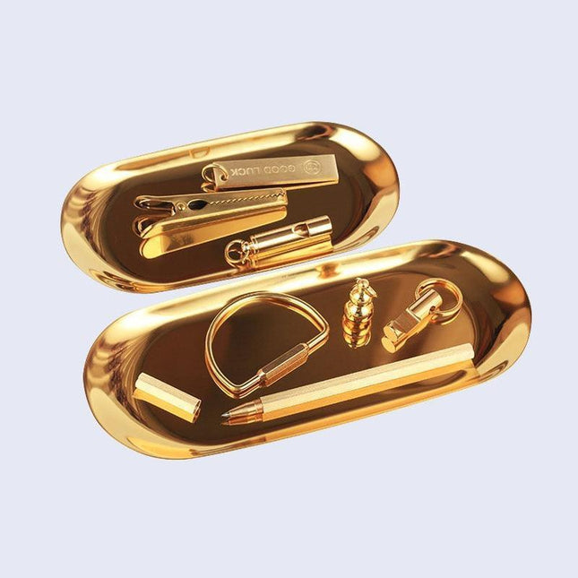 Modern Elegant Stainless Steel Jewelry Display Stand for Luxurious Presentation