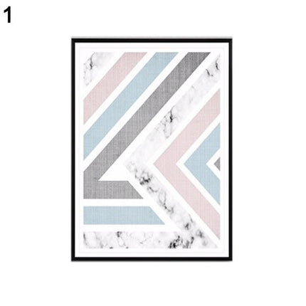 Modern Minimalist Nordic Geometric Canvas Art - Elegant Wall Decoration - Très Elite