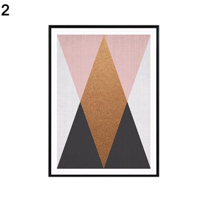 Modern Minimalist Nordic Geometric Canvas Art - Elegant Wall Decoration