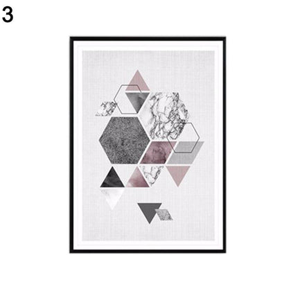 Modern Minimalist Nordic Geometric Canvas Art - Elegant Wall Decoration - Très Elite