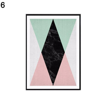 Modern Minimalist Nordic Geometric Canvas Art - Elegant Wall Decoration - Très Elite