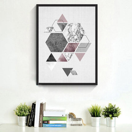 Modern Minimalist Nordic Geometric Canvas Art - Elegant Wall Decoration - Très Elite