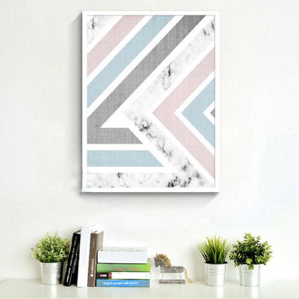Modern Minimalist Nordic Geometric Canvas Art - Elegant Wall Decoration - Très Elite