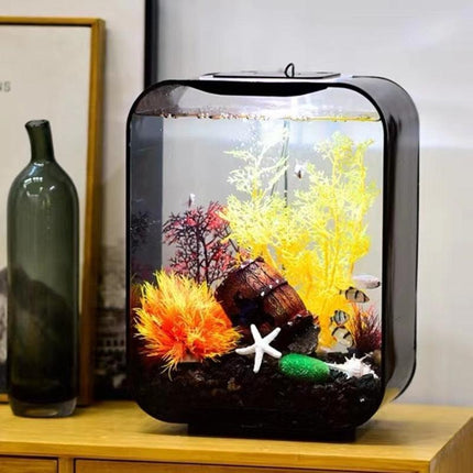 Modern Serenity LED Acrylic Aquarium for Stylish Spaces - Très Elite
