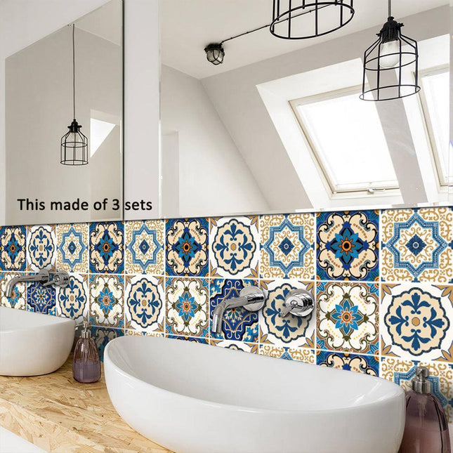 Moroccan Mosaic Wall Sticker Set - Stylish Home Décor Solution