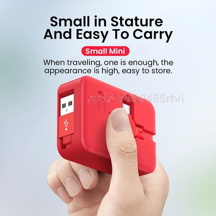 Multi-Functional 4-in-1 Retractable Charging Cable with Built-In Phone Stand - Très Elite