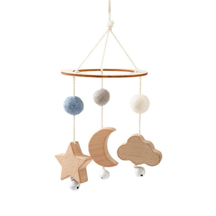 Musical Wooden Baby Crib Mobile - Safe Developmental Toy for Infants - Très Elite