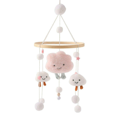 Musical Wooden Baby Crib Mobile - Safe Developmental Toy for Infants - Très Elite