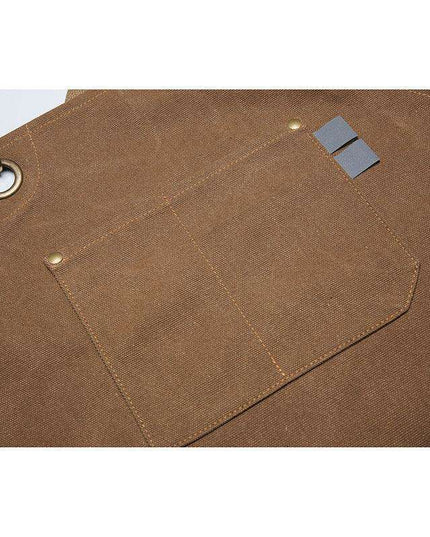 Versatile Canvas Apron with Large Storage Pocket for Gardeners and Creatives
