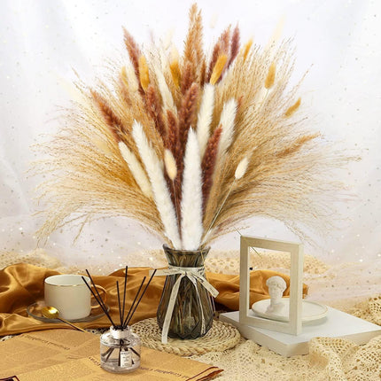 Natural Elegance: Bohemian Pampas Grass Bouquet for Chic Home Decor - Très Elite