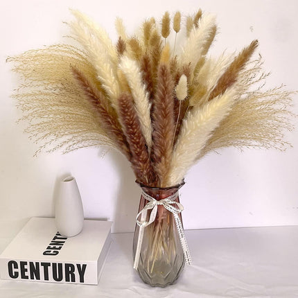 Natural Elegance: Bohemian Pampas Grass Bouquet for Chic Home Decor - Très Elite