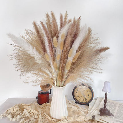 Natural Elegance: Bohemian Pampas Grass Bouquet for Chic Home Decor - Très Elite