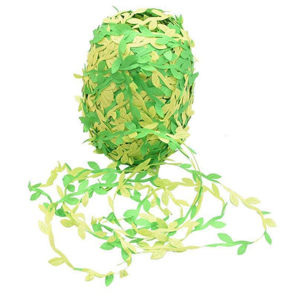 Nature-Inspired Green Ivy Vine Ribbon: Elevate Your Crafting and Decor with a Touch of Elegance - Très Elite