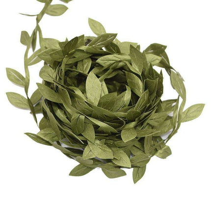 Nature-Inspired Green Ivy Vine Ribbon: Elevate Your Crafting and Decor with a Touch of Elegance - Très Elite