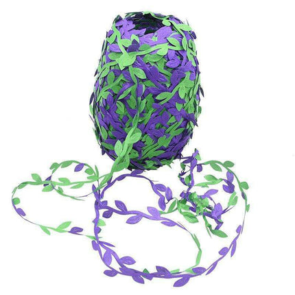 Nature-Inspired Green Ivy Vine Ribbon: Elevate Your Crafting and Decor with a Touch of Elegance - Très Elite