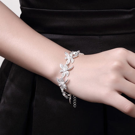 Nature's Elegance Dragonfly Crystal Silver Jewelry Set - Très Elite