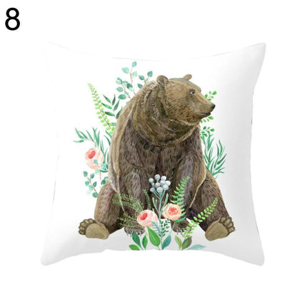 Nature's Harmony Decorative Pillow Cover with Pineapple Accent - Très Elite