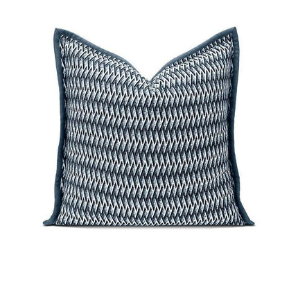 Nordic Blue Luxe Reversible Cushion Set - Transform Your Home with Dual Print Elegance - Très Elite