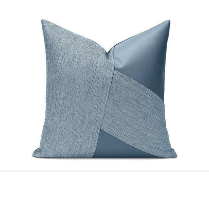 Nordic Blue Luxe Reversible Cushion Set - Transform Your Home with Dual Print Elegance - Très Elite
