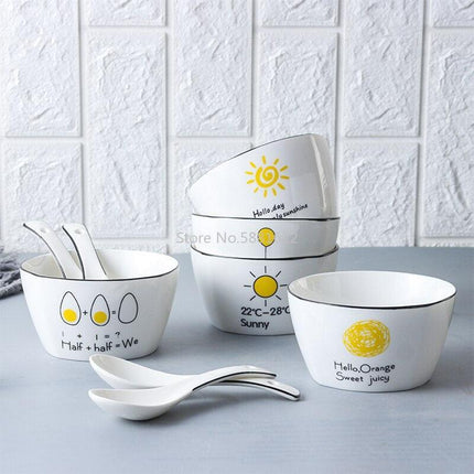 Nordic Charm Ceramic Dining Set - Contemporary Tableware Collection - Très Elite