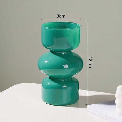 Nordic Chic: Classic Glass Vase for Elegant Home Accents- Très Elite- Très Elite