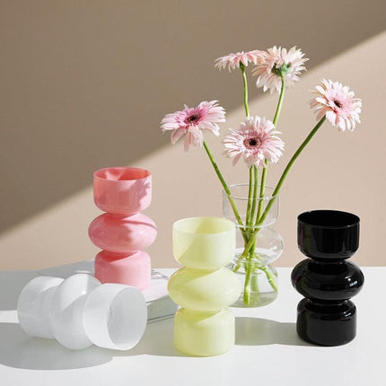 Nordic Chic Glass Vase - Elevate Your Home Decor with Modern Style - Très Elite