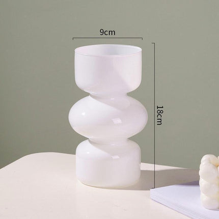 Nordic Chic Glass Vase - Elevate Your Home Decor with Modern Style - Très Elite