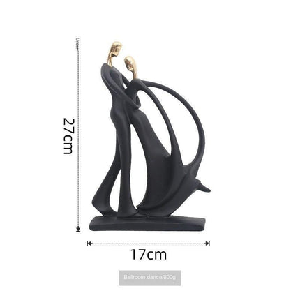 Nordic Elegance Dance Pair: Custom Home Decor for Stylish Interiors - Très Elite