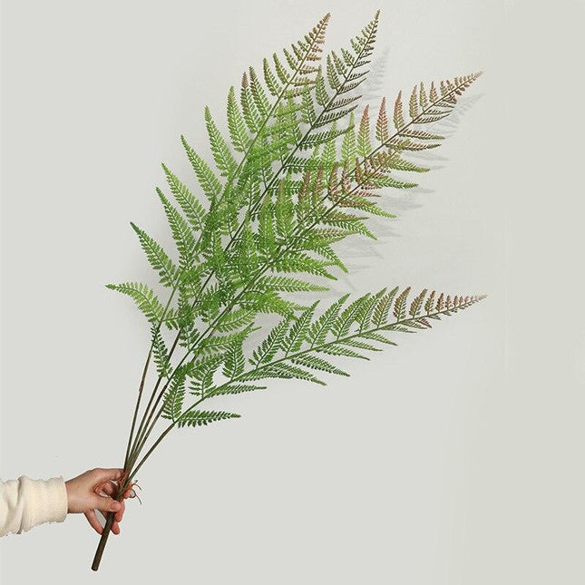 Nordic Serenity: Luxurious Faux Fern Leaf Plant for Elegant Home Styling