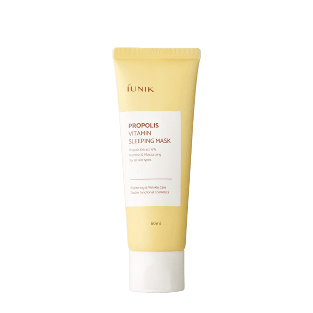 Nourishing Propolis & Vitamin Night Mask for Ultimate Hydration & Skin Renewal