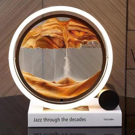 Ocean Wave Tranquility Sand Art Glass Display - Très Elite