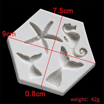 Oceanic Fantasy Silicone Mould Kit - Underwater Crafting Essentials - Très Elite