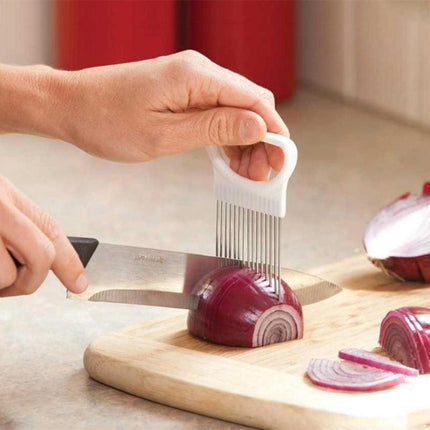 Onion Slicing Tool - Tear-Free and Efficient Kitchen Solution - Très Elite