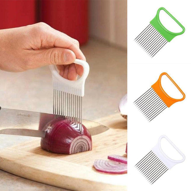Onion Slicing Tool - Tear-Free and Efficient Kitchen Solution - Très Elite