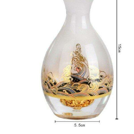 Opulent Asian Elegance - Golden Foil Wine Set Experience - Très Elite