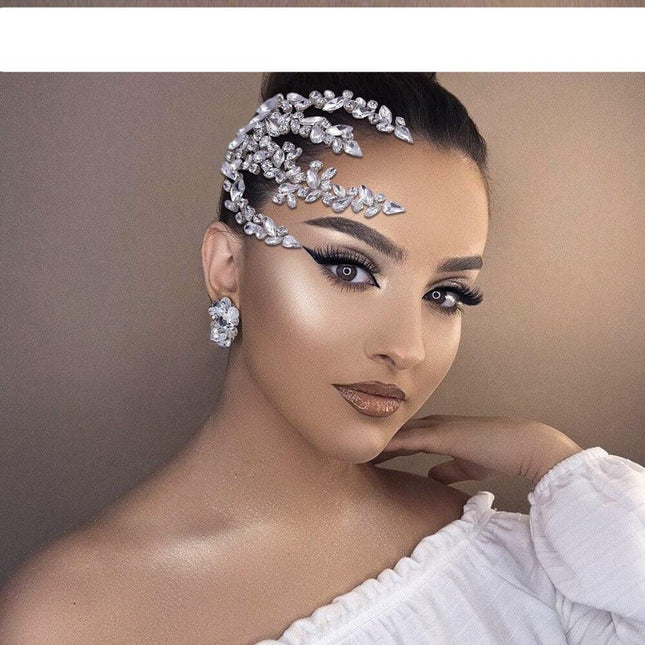 Opulent Crystal Bridal Tiara with Secure Comb Attachment