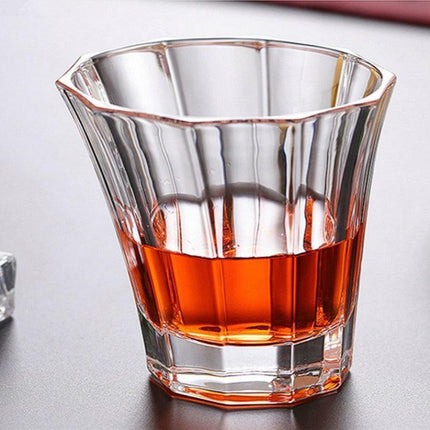 Opulent Crystal Drinkware Collection - Exquisite Whiskey and Wine Set - Très Elite
