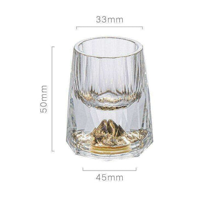 Opulent Golden Crystal Glass Tumblers for Exquisite Drinking Experiences - Très Elite