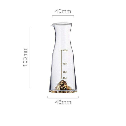Opulent Golden Crystal Glass Tumblers for Exquisite Drinking Experiences - Très Elite