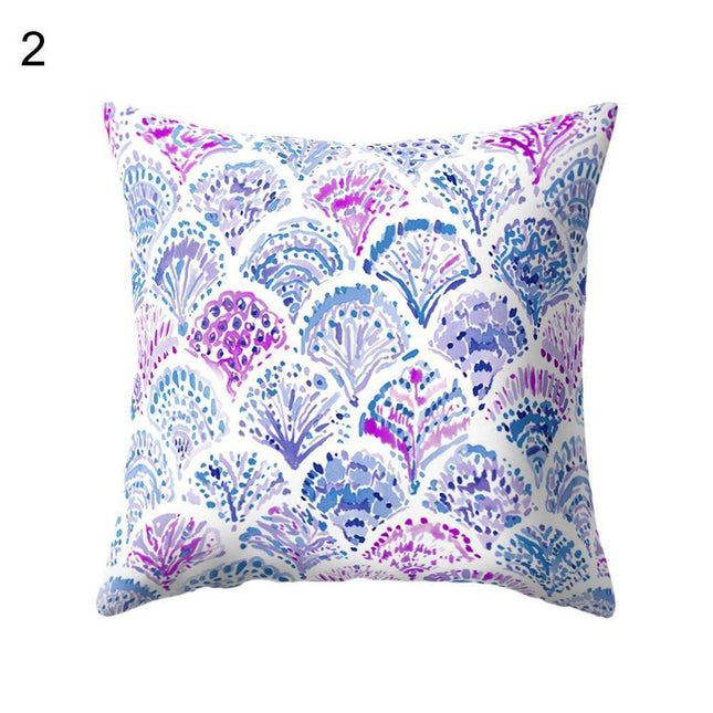 Opulent Mermaid Scale Throw Pillow Cover - Chic Home Accent