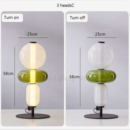 Opulent Scandinavian Glass Floor Lamp for Stylish Home Lighting- Très Elite- Très Elite