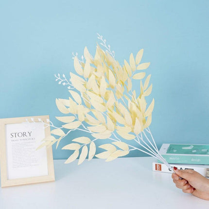 Opulent Silk Willow Arrangement - Refined Foliage for Elegant Spaces