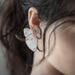 Sterling Silver Butterfly Zircon Stud Earrings with Dazzling Design