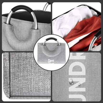 Oversized Multi-Purpose Linen Organizer with Plush Interior - Ultimate Laundry & Storage Solution