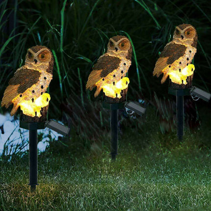 Owl-Shaped Solar Garden Light Stake: A Sustainable Solution for Outdoor Illumination - Très Elite
