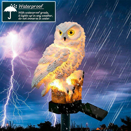 Owl-Shaped Solar Garden Light Stake: A Sustainable Solution for Outdoor Illumination - Très Elite