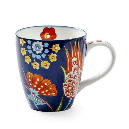 Cheerful Floral Cartoon Ceramic Mug - Elevate Your Daily Sips
